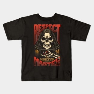 Respect The Dungeon Master - color Kids T-Shirt